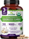 Zazzee USDA extrait organique sans odorat 20:1, 5000 mg de force, 100 capsules végétaliennes, 3 mois d'approvisionnement, normalisé, extrait concentré 20X, 100% végétarien, tout naturel, non-OGM, fabriqué aux États-Unis