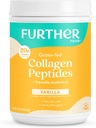 Autres aliments Poudre de peptides de collagène de vanille, aux pâturages herbacés Hydrolysés de type 1 et 3 Protéines, Gut Health + articulaire, Cheveux, Peau, Nails, Paléo Keto sans sucre 22,22 oz