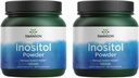 Swanson 100% Poudre d'inositol pur - Supplément naturel Promotion Focus & Relaxation - Support Nerve & Cellulaire - (8oz) 2 Pack