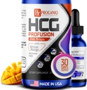 X PROGANIQ Profusion HCG Drops - Advanced Weight Management Formula with African Mango - Hormone Free Drops for Women & Men - Made in The USA - HCG Drops for Weight Management - 30 Day Supply