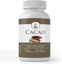 Ingrédients originaux purs Cacao, (100 Capsules) Toujours Pure, Pas d'additifs ou de remplissages, Verifié en laboratoire