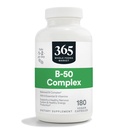365 par Marché des aliments entiers, Complexe Vitamine B-50, Vegan, 180 capsules