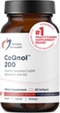 Designs for Health CoQnol 200mg - CoQ10 Ubiquinol avec biodisponibilité supérieure + technologie d'absorption exclusive - Double CoenzymeQ10 Boost avec GG - Coeur, Vieillissement en santé + Soutien cellulaire (60 Softgels)