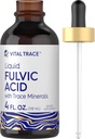 Carlyle Fulvic Acid Drops 4 fl oz | Ionic Trace Minerals | Liquid Supplement | Vegetarian, Non-GMO & Gluten Free | by Vital Trace