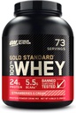 Optimum Nutrition Or Standard 100% Whey Protéines Poudre, Fraises & Crème, 5 livres (Paquetage May Vary)