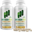 Bactérium Plus, produit naturel, support du système immunitaire, formule brevetée, produit original - 120 Compte - paquet de 2