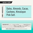 Thunderbird Bars Energy Snack, sans gluten avec des protéines, aliments sains et réels, Paléo végétalien non-OGM, Pas de sucre ajouté, beurre d'amande chocolatée Saveur de sel de mer (6 comte, 1,7 oz. Bars)