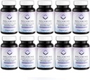 Relumins Advance White Active Glutathion Complex - Max Dose 900mg Glutathion avec 6X Boosters, ALA & NAC - Supplément anti-Aging de la peau - 60 capsules x 10 bouteilles