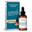 Frankincense et Myrrh Arthritis Pain Relief Huile de frottement – Arthritis Pain Relief with Frankincense Essential Oil for Sciatica, Lower Back, Neck, Hands, Knees, Joints and Epaules, 2 fl.oz. - 1 Pack