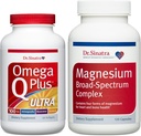Dr Sinatra Omega Q Plus Ultra avec 100 mg de CoQ10 et Ashwagandha Plus Magnésium Complexe à large spectre Ultimate Heart Health Bundle