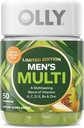 Multi, vitamines A, C, D, E, B, Zinc, édition limitée, cidre poché festif - 50ct