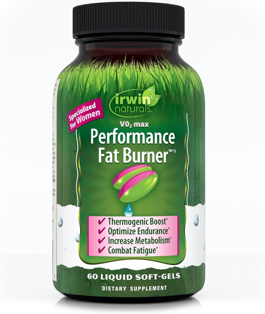 Irwin Naturals V02 Max Performance Fat Burner 60 Softgels liquides