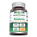 Amazing Formulas Melatonin 10 Mg | Fast Dissolving Tablets Supplement | Non-GMO | Gluten-Free | Made in USA (Citrus | 120 Count)