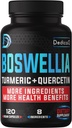 Boswellia Serrata - Mixed Turmeric, Quercetin, Citrus, Ginger, White Willow, Alfalfa - Support Cartilage, Immune & Santé du Corps - 120 Capsules