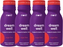 Plus Labs Dream Well Holistic Sleep Shot Drink 4 Packs de produits non-Habit Former des produits Lemon Baume, Melatonin et Glycine Solution de soutien au sommeil