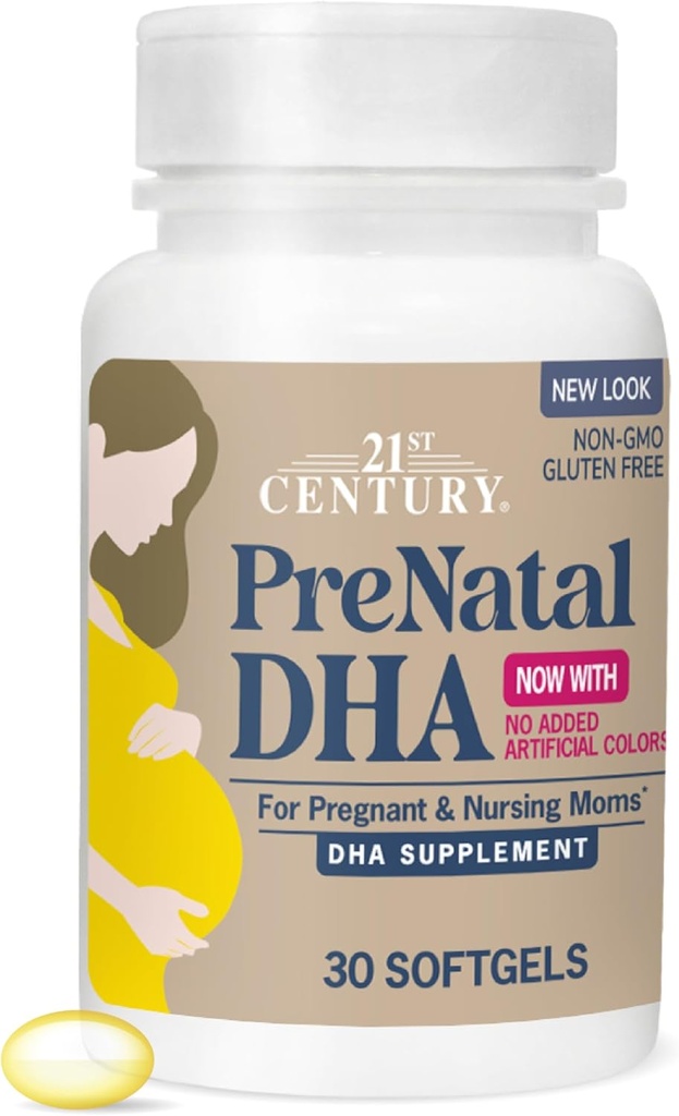 21ème siècle PreNatal DHA Softgels, 30 comte