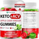 Gommies Keto ACV Avancé Perte de poids - Gommies Keto ACV pour la perte de poids Supplément de gommy pour les femmes et les hommes - Detox - vinaigre de cidre de pomme - Arôme de pomme
