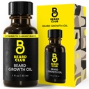 Club de la barbe - Sérum de croissance de la barbe avec castor naturel, noix de coco et avocat pour faire pousser une barbe plus épaisse, plus complète, remplir les pâtés et stimuler la croissance faciale des cheveux
