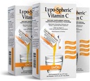 Livon Laboratories Lypo–Vitamine C sphérique – 3 Cartons (90 paquets) – 1 000 mg Vitamine C et 1 000 mg Phospholipides essentiels par paquet – Liposome encapsulé pour une absorption améliorée – 100% Non-OGM