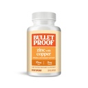 Zinc Bulletproof avec Capsules de Cuivre, 120 Compte, Minéraux et Supplément Antioxydant pour Immunité et Mood