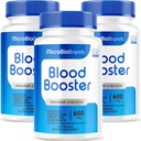 (3 Pack) Microbio Blood Booster, Microbio Blood Booster Pills, Micro Bio Blood Booster, Micro Bio Blood Booster Formule avancée, Microbio Blood Booster, 90 Capsules pendant 3 mois