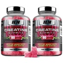 Iron Labs Nutrition Créatine Monohydratée (180 Ours gommy) - 3600mg par portion - Flaveur de fraises - Créatine haute résistance pour les hommes et les femmes (180 Gummies véganes)