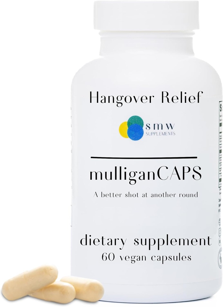 Pré-Célébration Blend: Préparation, Fête, Réveillez-vous Rafraîchi et énergétiquement, Boost Recovery Après avoir bu en améliorant la fonction hépatique avec les antioxydants, Vitamines B, Riboflavine - 60 ct.
