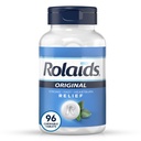 Rolaids antiacide de résistance d'origine, 96 comprimés à croquer, saveur de menthe, soulagement de brûlures d'estomac d'origine