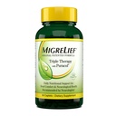MigreLief Triple Thérapie Originale avec Puracol - Soutien nutritionnel pour les patients atteints de migraine - 60 Caplets / 1 mois d'approvisionnement