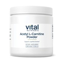 Nutriments vitaux Poudre d'acétyle L-Carnitine: Cerveau, mémoire et supplément de soutien cognitif.
