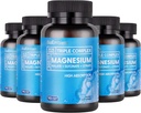 BioEmblem High Absorption Triple Magnésium Complex 300mg de magnésium Glycinate pour Nerves, Malate for Energy, Supplément pour soutenir la santé musculaire