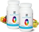 Oui, vous pouvez ! Multivitamines quotidiennes pour les hommes et les femmes - Aide à la santé et au bien-être en général, contient des antioxydants, riches en vitamine A, B, C et E - Vitamines quotidiennes - 30 comprimés - 2 paquets