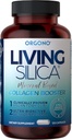Orgono Living Silica Mineral-Based Collagen Booster Capsules de Silica Supporte le collagène et l'élastine pour le soutien des articulations et des os, la peau Glowing, les cheveux forts et les ongles