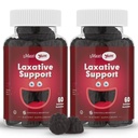 Maxi Health Natural Laxative Gummies for Adults and Kids – Non-GMO and Vegan Senna Stool Softener Gummies – Berry Flavor Chewable Laxatives for Constipation Support (60 Count, Pack of 2) | Kosher | Senna Gummies for Kids & Adults | Gentle Regularity Support | Berry | Vegetarian · Non-GMO | Doctor Formulated