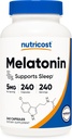 Nutricost Melatonine 5mg, 240 Capsules - 5mg par portion, sans OGM, sans gluten