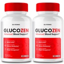 Glucozen Capsules, Glucozen Support Supplement Pills - Maximum Strength, Glucozen Health & Wellness Capsules, Glucozen All Natural Formula Pills, Gluco Zen Health Capsules Reviews (2 Pack)