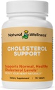 Soutien au cholestérol pour le mieux-être naturel – Supplément à base de plantes et de nutriments pour des niveaux de cholestérol sains, fonction cardiaque, artère Santé et circulation – Formule de soutien cardiovasculaire – 90 comprimés
