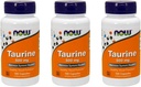 Taurine 500mg, 100 capsules (paquet de 3)