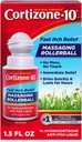 Cortizone-10 Maximum Strength Itch Relief Massaging Rollerball, 1% Hydrocortisone, Fast-Acting, Anti-Itch Liquid for Bug Bites, Rash, Eczema, Psoriasis, Poison Ivy, Oak, Sumac, 1.5 fl. oz