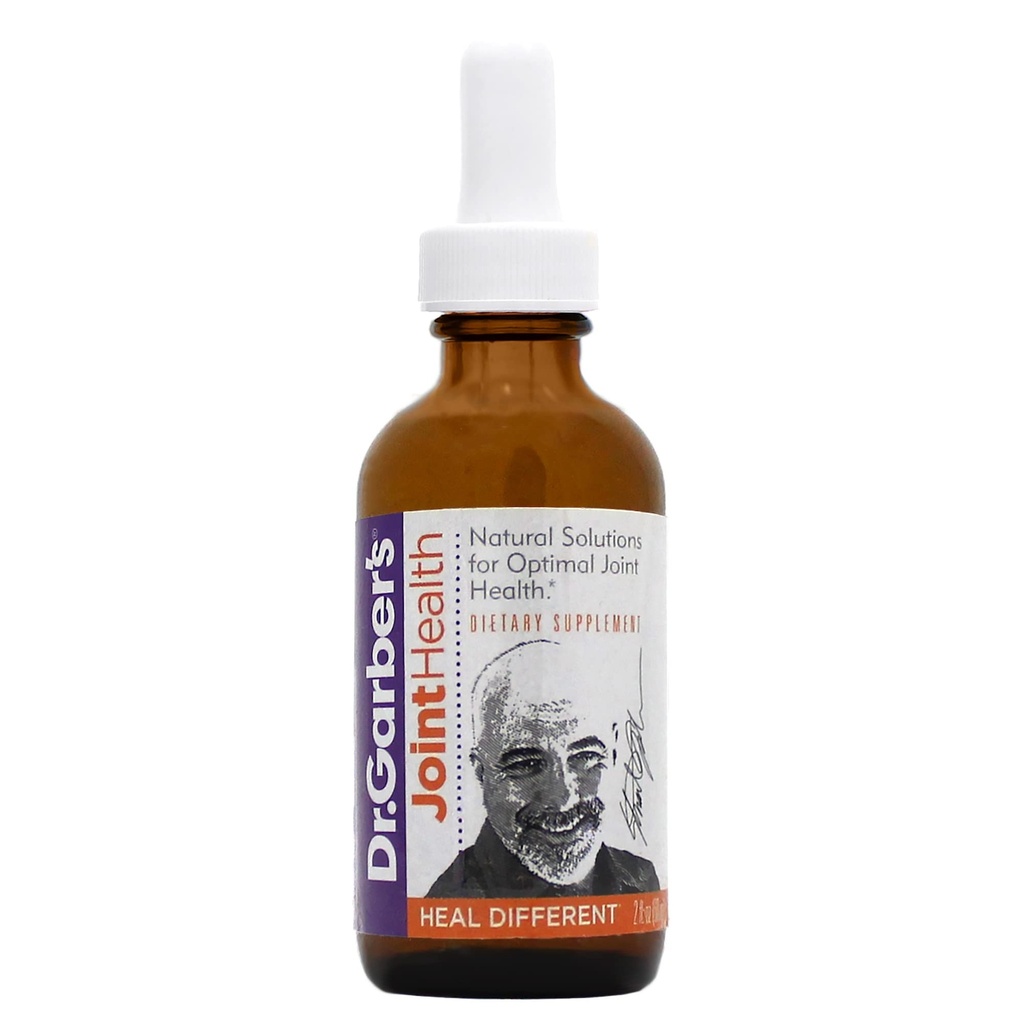 Dr. Garber's Natural Solutions gouttes buccales mixtes pour la santé - Supplément liquide Gemmothérapie pour un soutien et une fonction articulaires sains, une réparation articulaire et une mobilité et flexibilité améliorées - 60ml