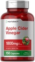 Horbäach Capsules de vinaigre de cidre de pomme $ 1800mg $ 150 pilules $ Non-OGM, supplément sans gluten
