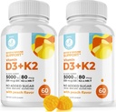 - Oui. MORITZ Vitamine D3 Gummies (5000 UI) avec K2 - pour les adultes et les enfants - Vitamine D3 K2 Gummies pour le soutien immunitaire et la santé des os - végétalien, sans sucre, sans gluten (120 Nombre)