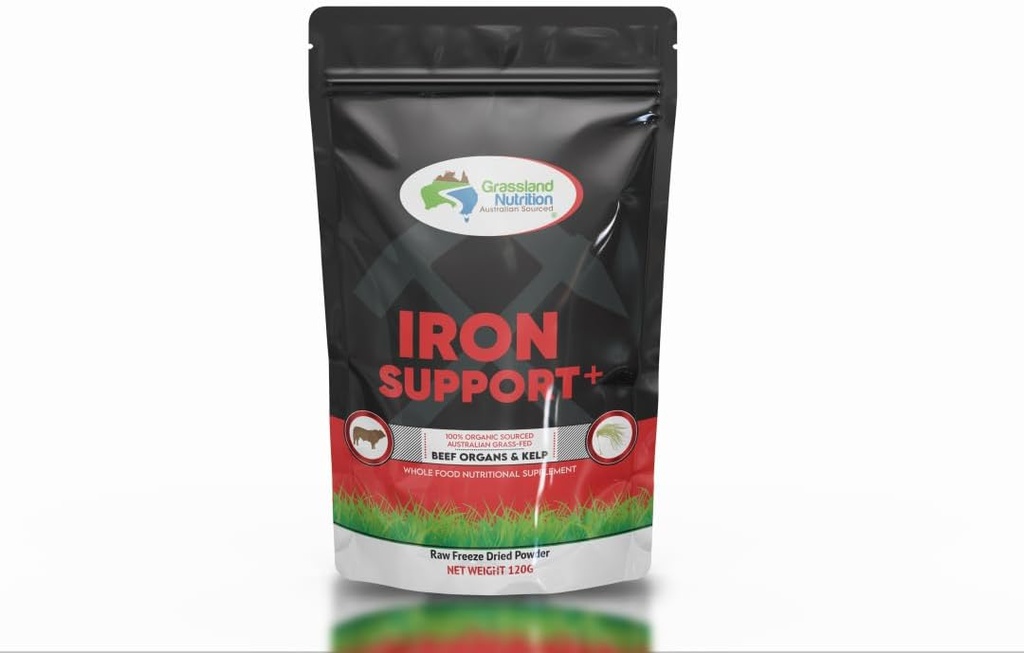 GRASSLAND NUTRITION ► Soutien en fer+ (120G en poudre)
