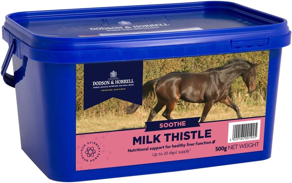 Dodson & Horrell Thistle de lait pour chevaux, 500 g