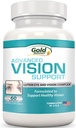 Support de vision avancé - Complexe de vision et d'oeil Lutéine avec Lutéine, Bilberry, Zinc, Graines et Vitamines essentielles - Toutes les capsules de rétine naturelles pour la santé des yeux - Fabriqué aux États-Unis