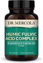 Dr Mercola Humic Fulvic Acid Complex - Gut Health Support - Aides occasionnelles Bloatation et indigestion - Soutient également la santé immunitaire, cérébrale et cellulaire - Non-OGM et sans gluten - 30 capsules (30 portions)