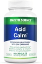 Enzyme Science Acid Calm, 90 Capsules – pour les brûlures d'estomac occasionnelles et l'indigestion – Supplément enzymatique de digestion – Aide digestive – Capsules végétariennes