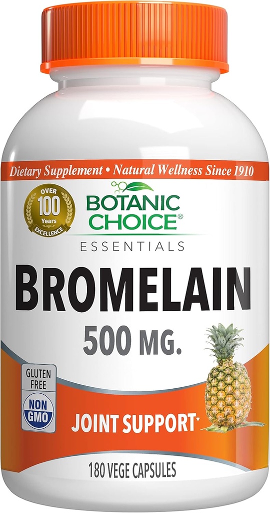Choix botanique Bromelain 500 mg, 180 gélules