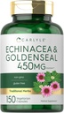 Carlyle Echinacea Capsules de seaux d'or : 150 Count.