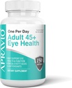 Adulte 45+ Santé oculaire Vitamines oculaires avec/vitamine C, vitamine E, zinc, cuivre et oméga-3 Acides gras pour la vision Santé et protection des yeux, 150 Softgels